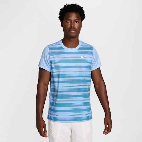 NIKE テニス メンズ タンクトップ XL Dri-FIT ホワイトxブルー NIKE テニス メンズ タンクトップ XL Dri-FIT ホワイトxブルー